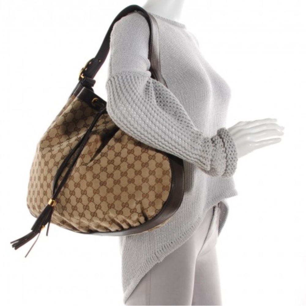 Gucci Used Monogram Interlocking Icon Shoulder Ba… - image 3